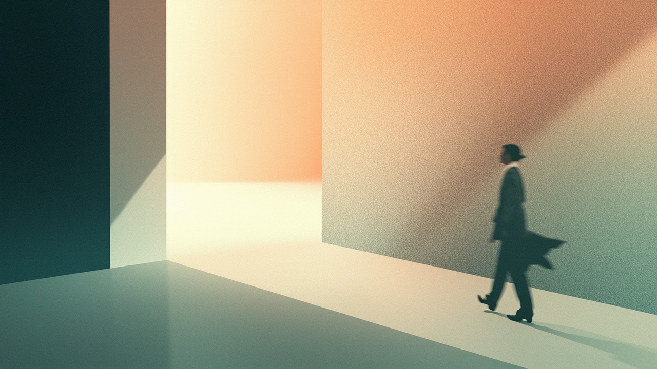 Abstract editorial illustration accompanying